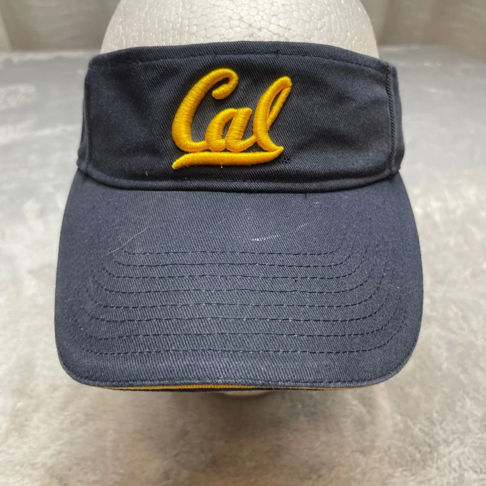 Captains Collection Cal Berkeley Visor OSFM Blue Embroidered UCB Golden Bears
